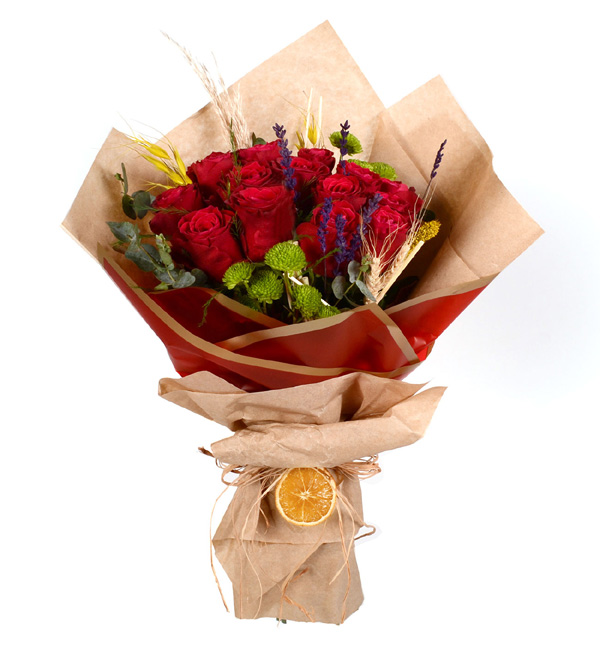 En Güzel Aşk Kırmızı Gül Buketi